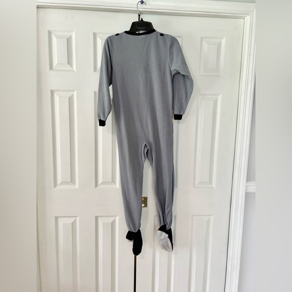 Costume Batman Big Boys size medium 8 Micro Fleece Blanket Sleeper pajamas - Picture 2 of 4